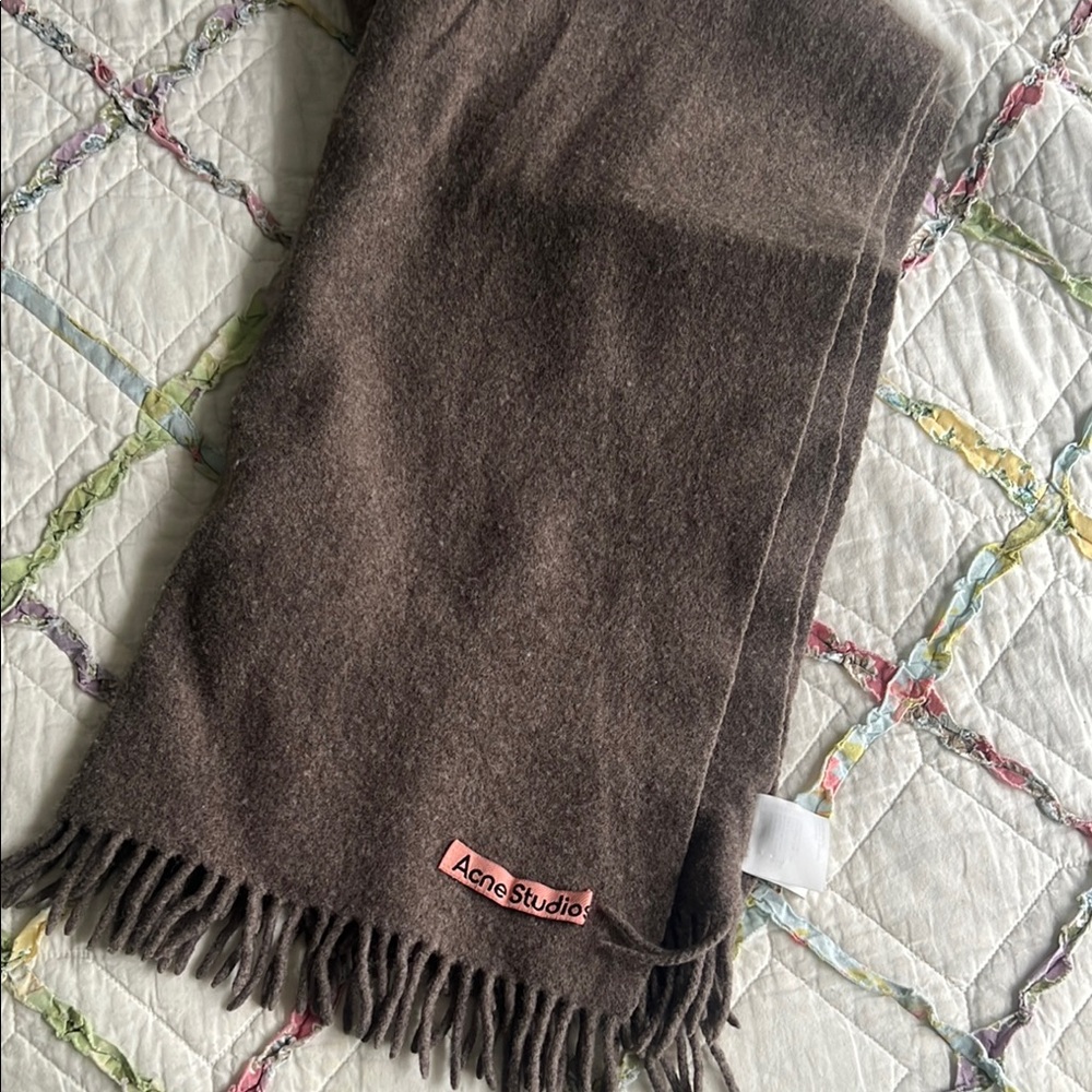 Acne Studios Taupe Wool Accessory